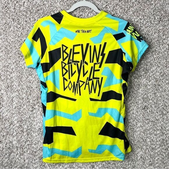 Specialized Jersey Women’s Large Andorra Sport Neon V-Neck Trail Cycling NWT - Picture 6 of 7